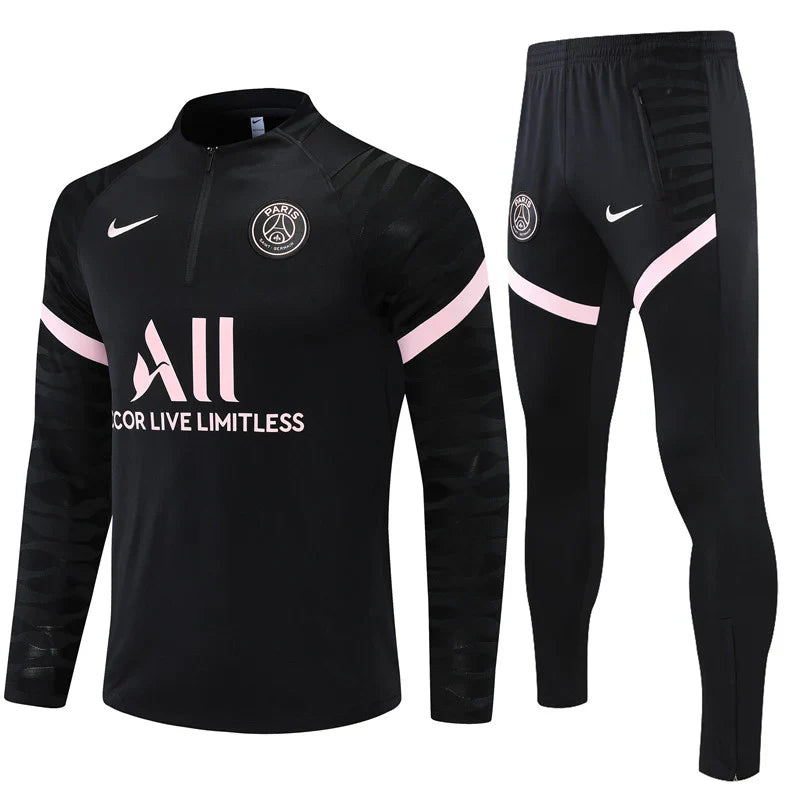 Nike X PSG Black/Pink Tracksuit
