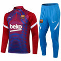 Barcelona Dark Red/Blue Tracksuit