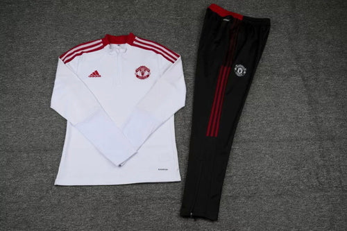 Adidas X Manchester Utd White Tracksuit