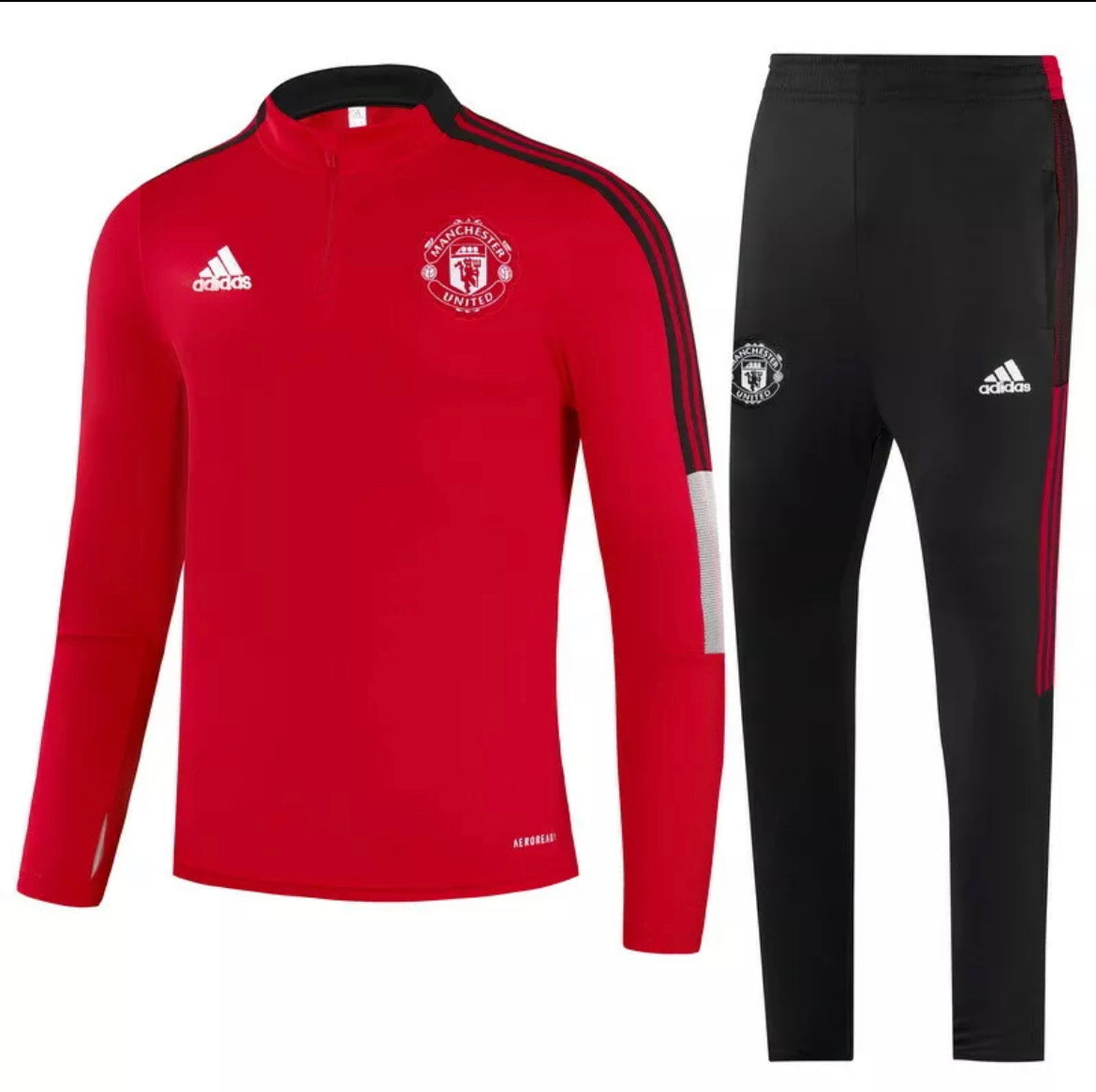 Adidas X Man Utd Red Tracksuit