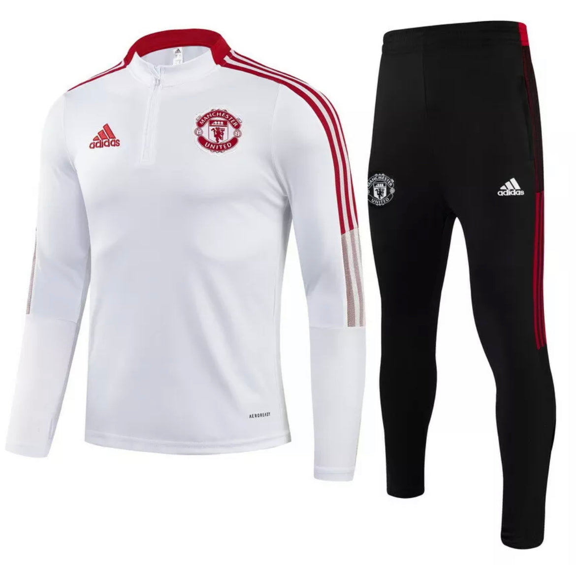 Adidas X Manchester Utd White Tracksuit