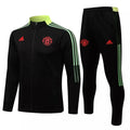 Manchester Utd Black Football Tracksuit