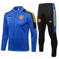 Manchester Utd Blue/Black Football Tracksuit